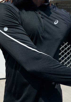 Langærmet T-shirt - black