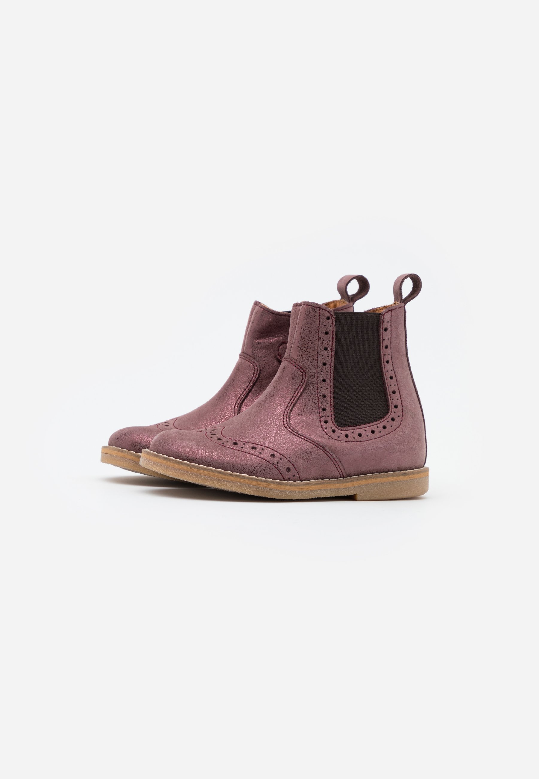 Froddo CHELYS BROGUE NARROW FIT Korte laarzen pink Froddo CHELYS NARROW FIT Korte laarzen dark pink