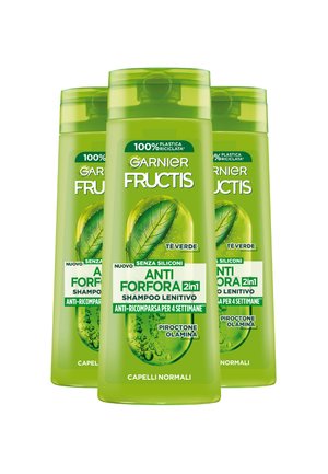Garnier FRUCTIS SHAMPOO ANTIFORFORA 2IN1 LENITIVO, PER CAPELLI NORMALI, 250 ML - 3 PACK - Shampoo