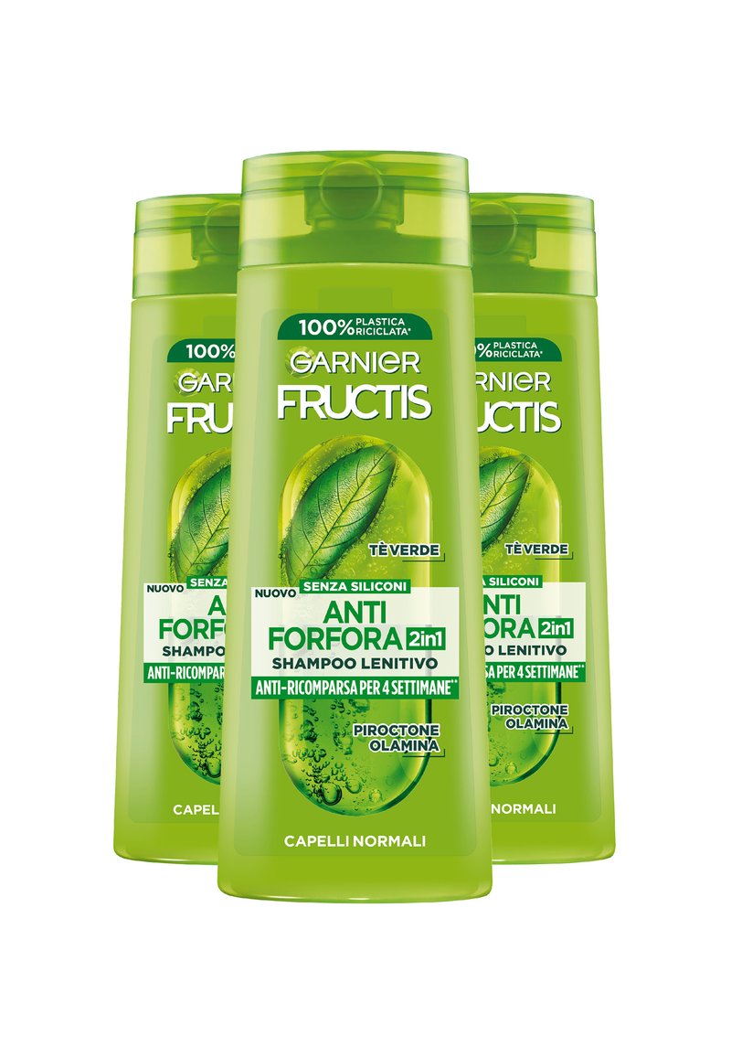 Garnier - FRUCTIS SHAMPOO ANTIFORFORA 2IN1 LENITIVO, PER CAPELLI NORMALI, 250 ML - 3 PACK - Shampoo, Ingrandire