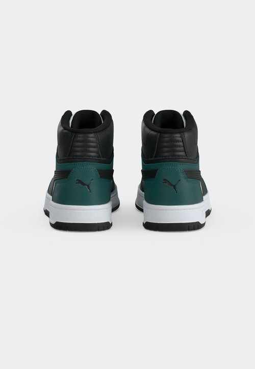PUMA REBOUND SLAM MID JR UNISEX - High-top trainers - herb garden/black/white — foto 4