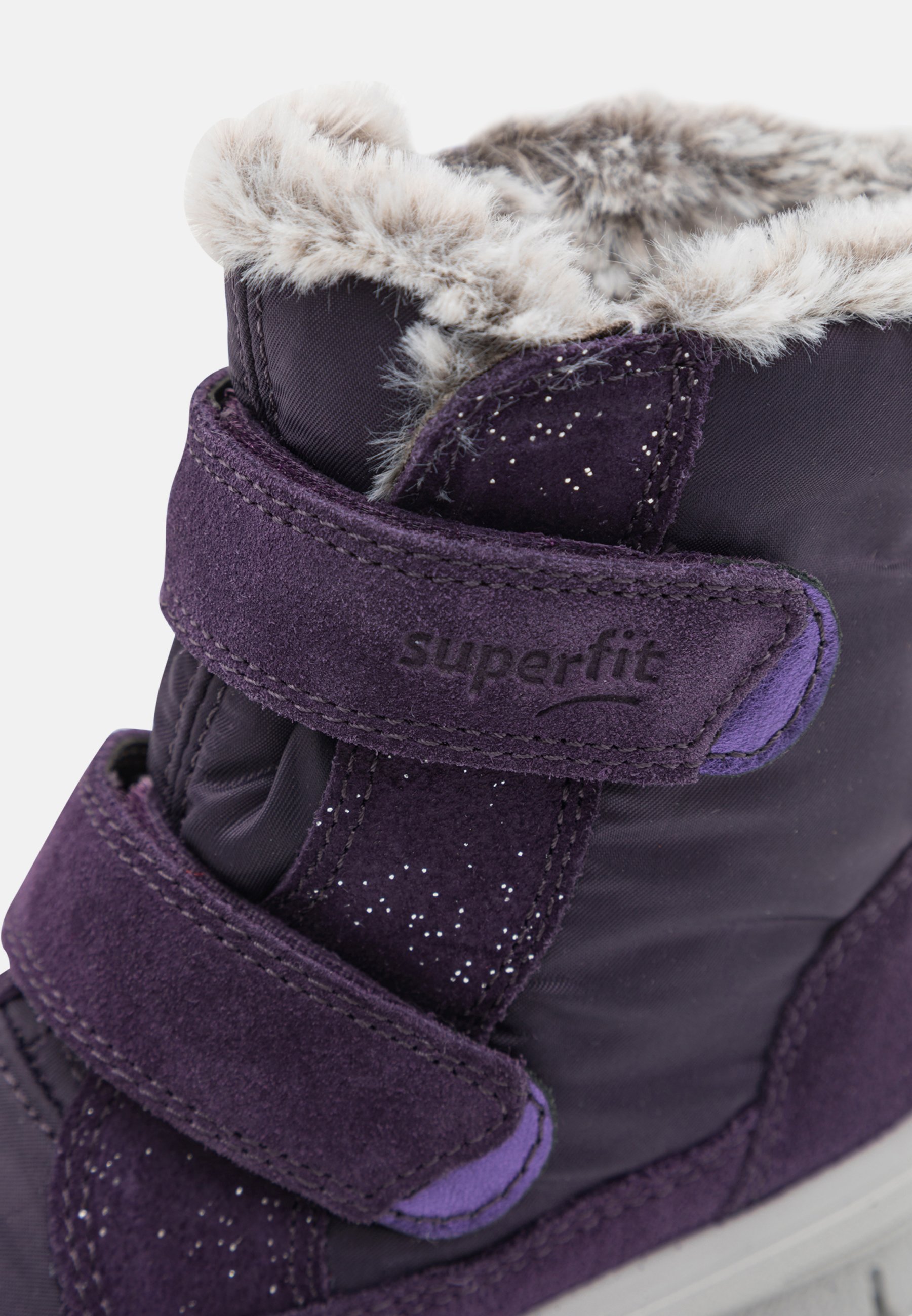 Superfit Flavia – Stivali Da Neve Bambine, Pelle Scamosciata, Impermeabili Gore-Tex, Chiusura Velcro (Larghezza M IV)
