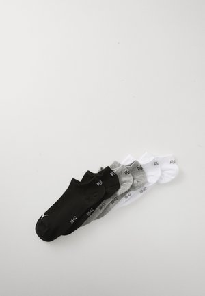 SNEAKER PLAIN UNISEX 6 PACK - Socks - grey/white/black