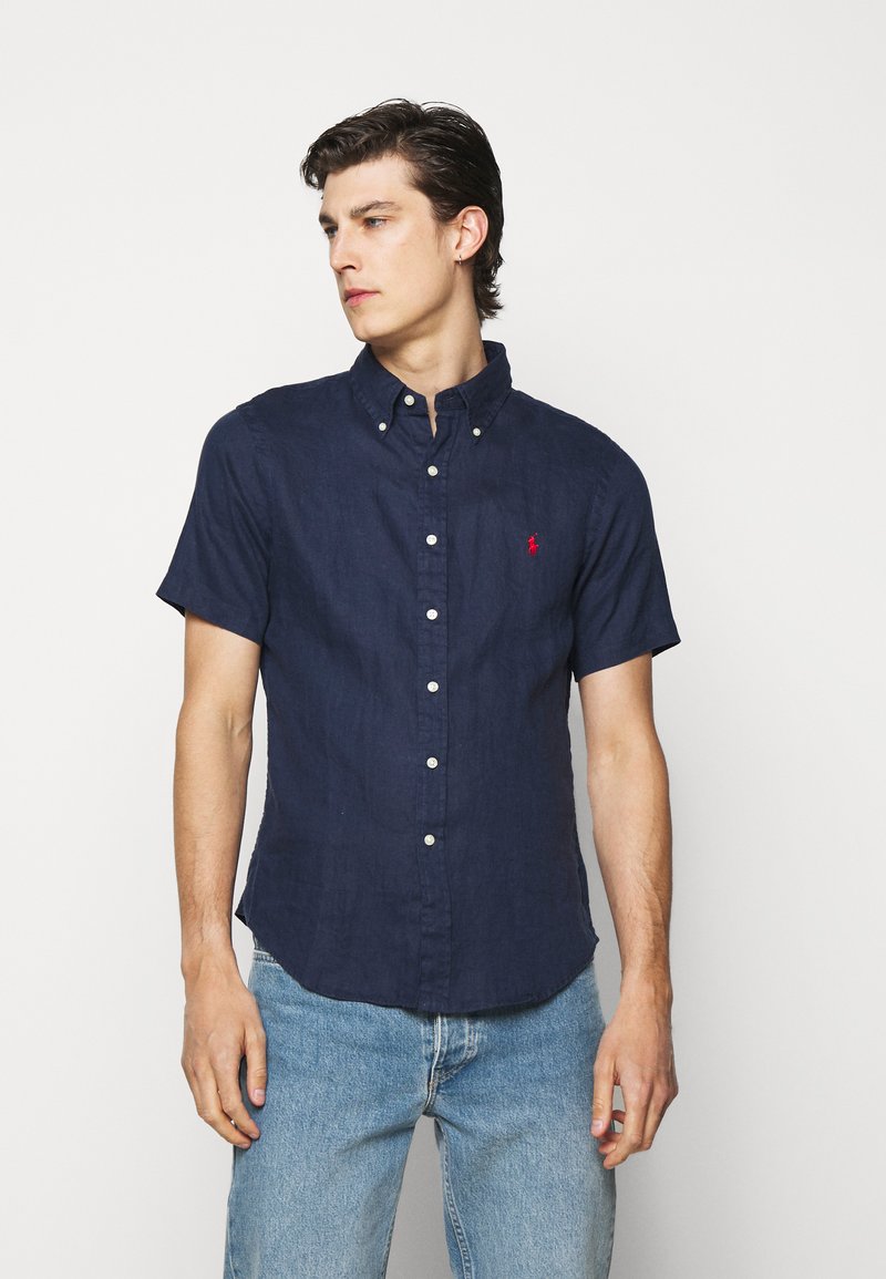 Polo Ralph Lauren SLIM FIT LINEN SHIRT Shirt newport navy/dark blue