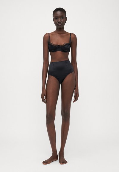 KIKI DE MONTPARNASSE INSET BRA - Sujetador balconette - black