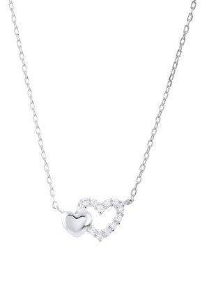 Halskette - silver-coloured