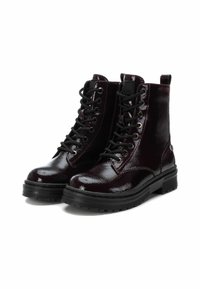 XTI Botines con cordones - burgundy