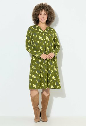 BLÜTEN A-LINIE LANGARM - Jerseyjurk - fir green