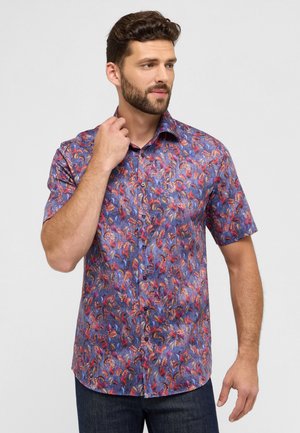 Eterna PRINT MODERN FIT - Skjorter - dunkelblau