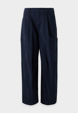 Emporio Armani, PANT - Wide Leg - navy blue