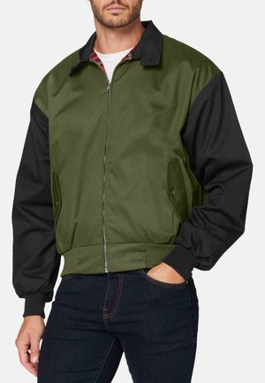 HARRINGTON - Übergangsjacke - oliv schwarz