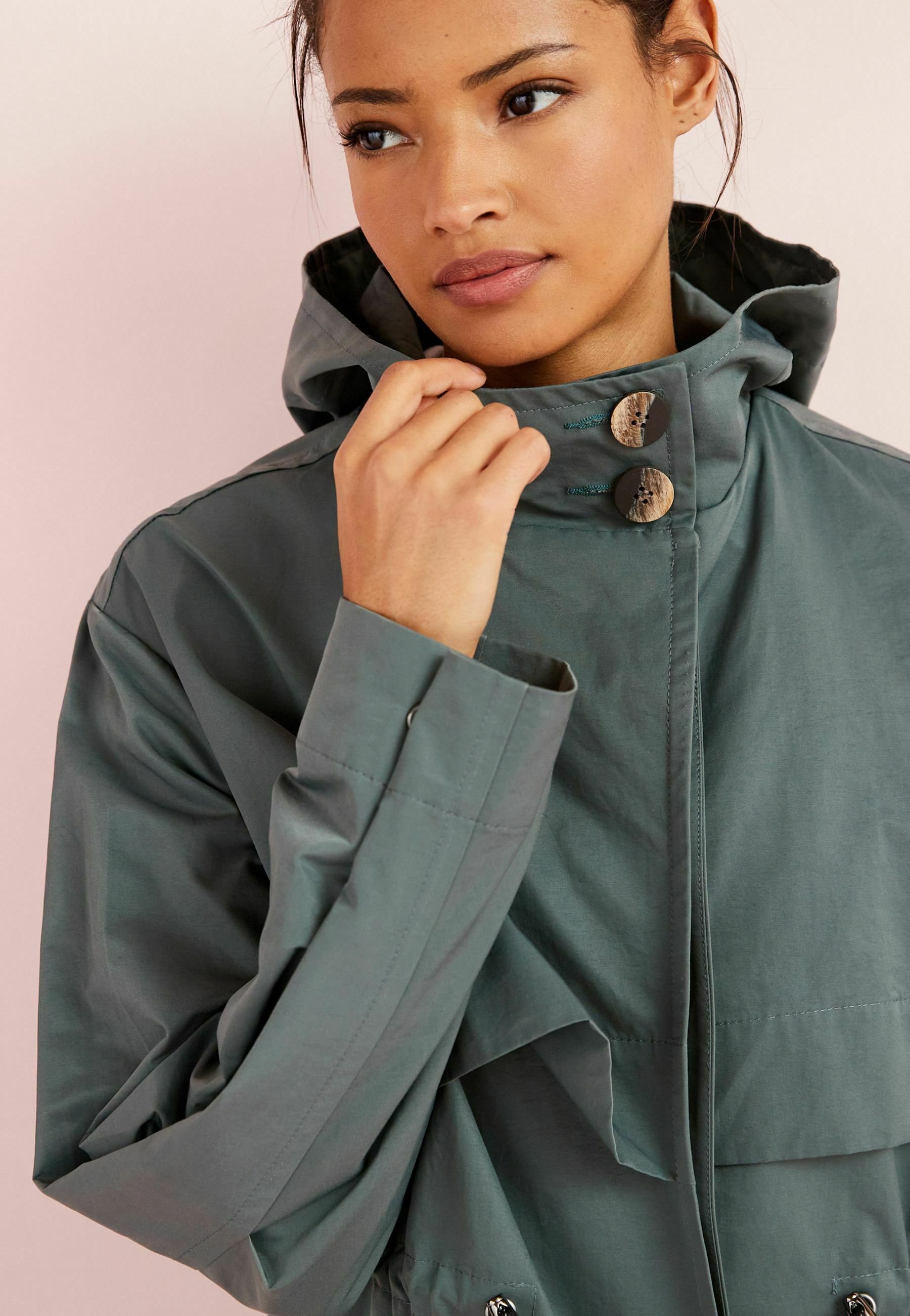 Next Trenchcoat - teal blue/blue 