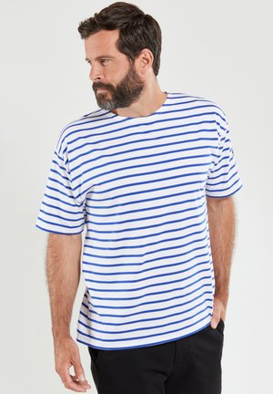 THEVIEC MARINIÈRE - T-shirt imprimé - blanc etoile