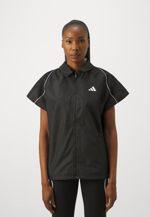 adidas Sportswear STADIUM COVER - Veste sans manches - black/off-white