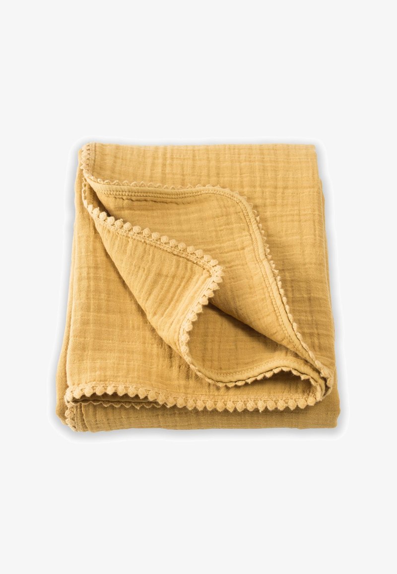 Cigit WITH LACE - Couverture en mousseline - mustard yellow