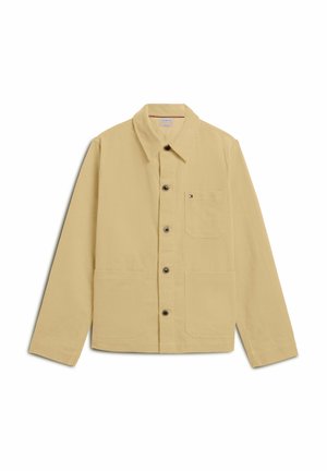 Tommy Hilfiger, TOMMY HILFIGER RELAXED FIT CORDUROY CHORE SHIRT JACKET - Let jakke / Sommerjakker - gentle gold