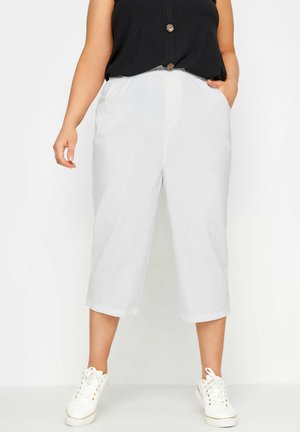 Yours Clothing CROPPED - Broek - white