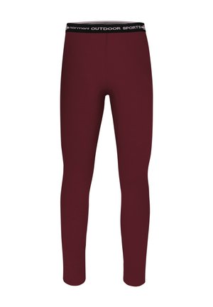 Unterhose lang - bordeaux