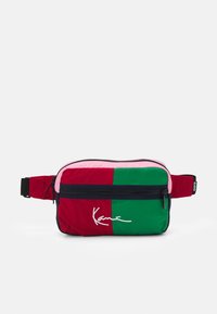 Karl Kani SIGNATURE BLOCK HIP BAG UNISEX - Ľadvinka - red