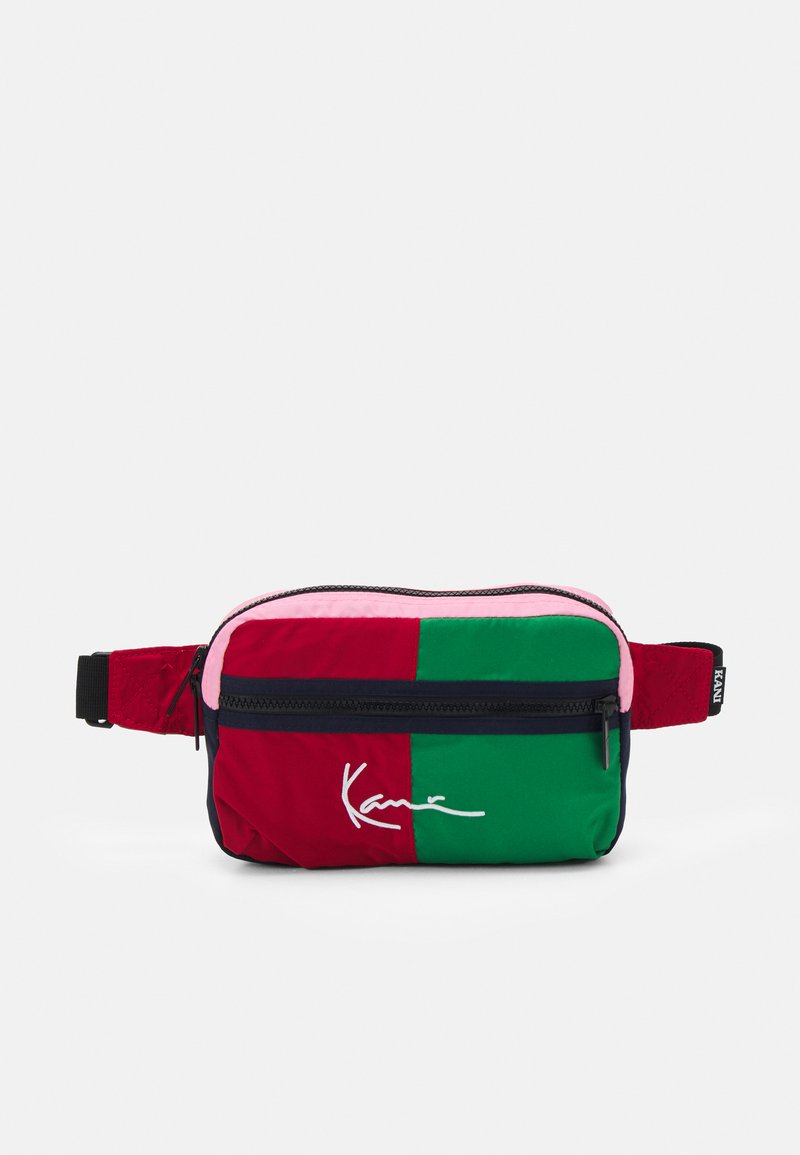 Karl Kani SIGNATURE BLOCK HIP BAG UNISEX - Ľadvinka - red