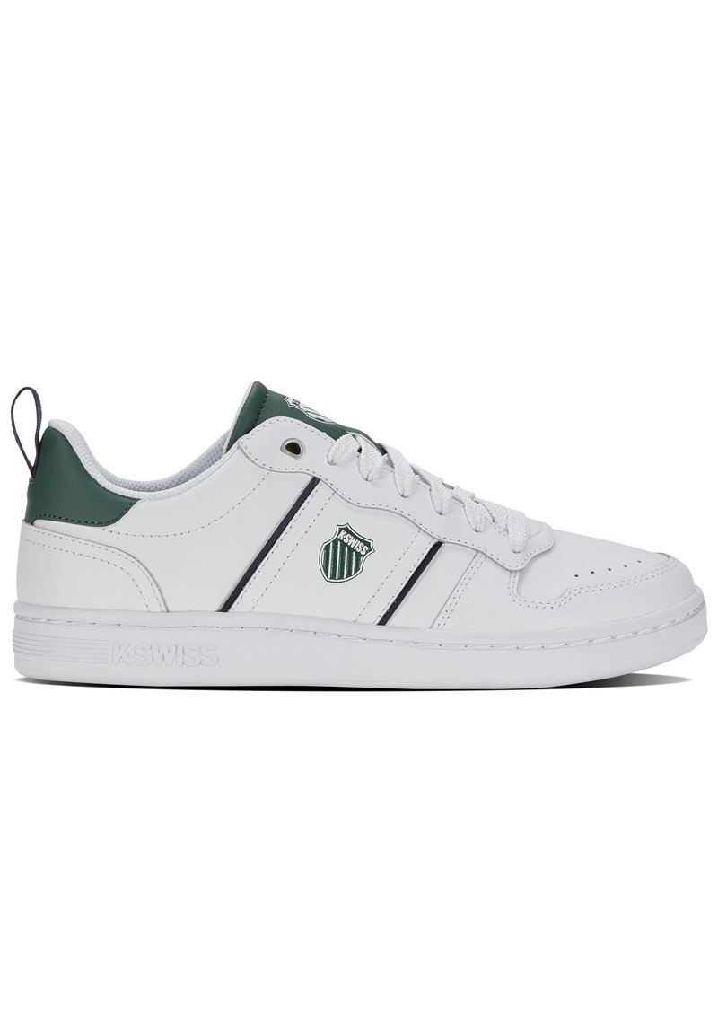 K-SWISS LOZAN MATCH LTH - Sneaker low - white posy green peacoat