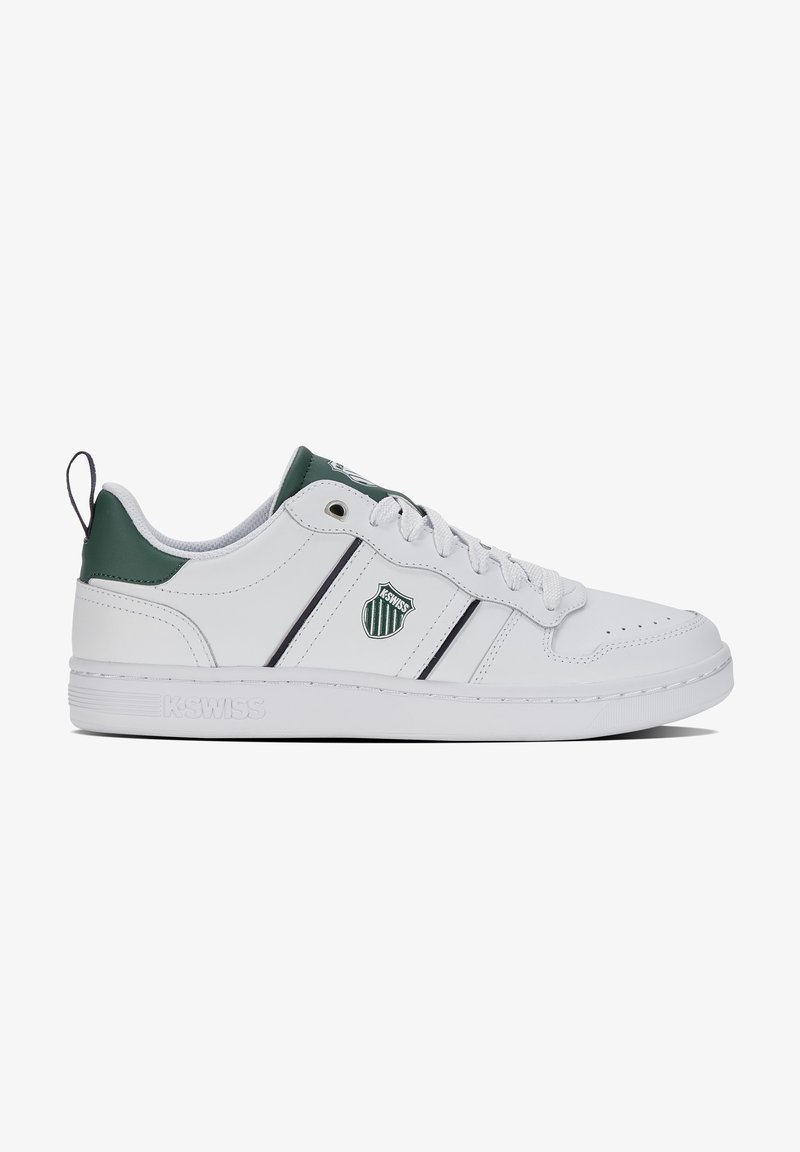 K-SWISS LOZAN MATCH LTH - Sneaker low - white posy green peacoat