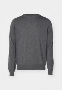 KEANE CREW NECK - Stickad tröja - lava smoke melange