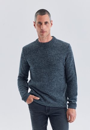 SOFT - Strickpullover - blue grey