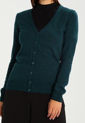 Strickjacke - dark green