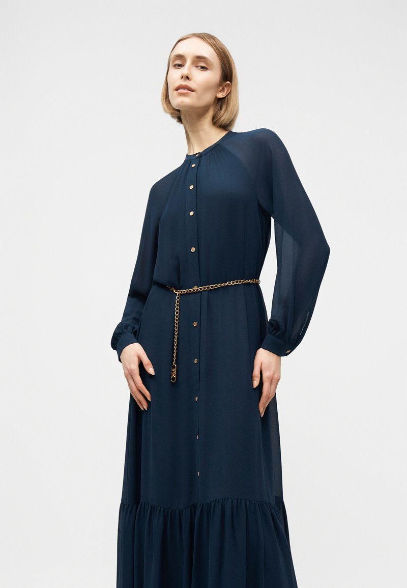 MICHAEL Michael Kors BELTED KAFTAN DRESS - Maxi dress - midnight blue/dark blue - Zalando.ie MICHAEL Michael Kors BELTED KAFTAN DRESS - Maxi dress - midnight blue/dark blue - Zalando.ie