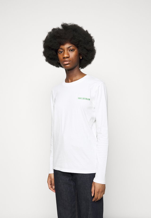 CASUAL LONG SLEEVE TEE - Långärmad tröja - offwhite