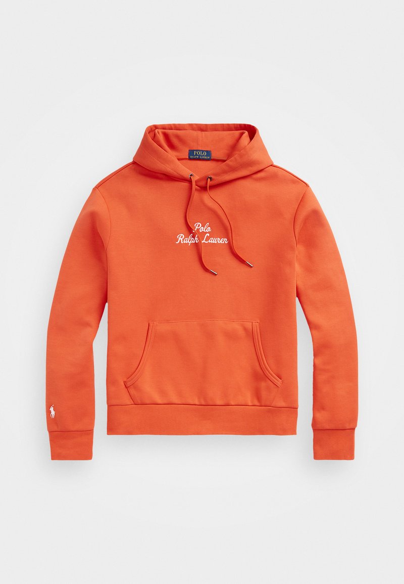 Polo Ralph Lauren LOGO DOUBLE KNIT HOODIE - Hoodie - orange flame