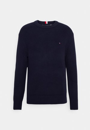 TEXTURE CREW NECK - Maglione - desert sky