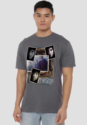 Cotton Soul, HARRY POTTER TRIO COLLAGE - Print T-shirt - anthracite