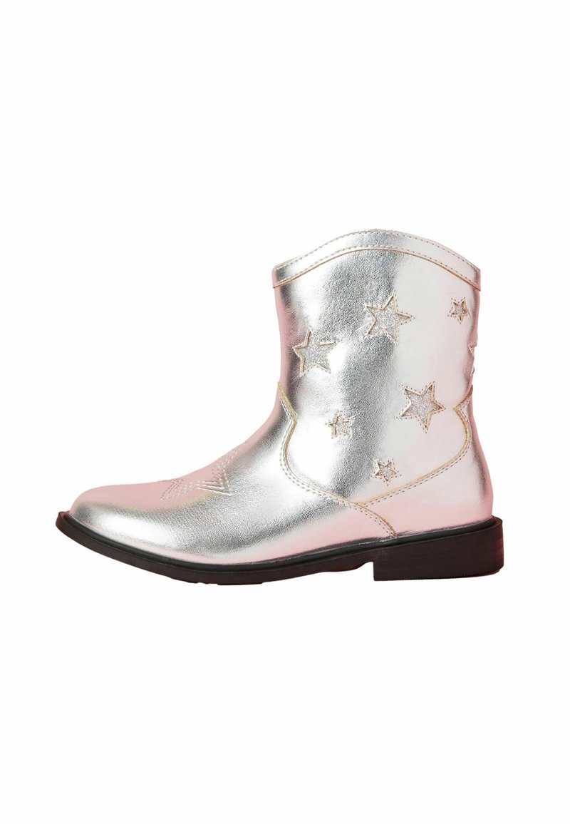 Lipsy STAR WESTERN REGULAR FIT - Kaubojiški / motociklininko stiliaus aulinukai - silver