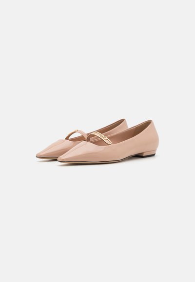 Emporio Armani ELOISE - Ankle strap ballet pumps - nudo