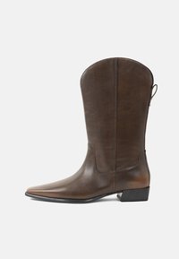 NELLA - Stivali texani / biker - brown