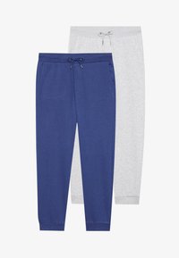 Geselecteerd, mottled light grey/dark blue