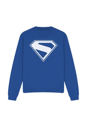 Cotton Soul, SUPERMAN 2025 NEW LOGO WHITE - Sweatshirt - royal blue