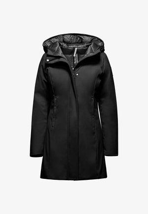 Bomboogie, WARSAW JACKET - PARKA IN SOFTSHELL STRETCH - Cappotto invernale - black