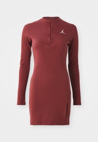 JORDAN - Gebreide jurk - dark pony
