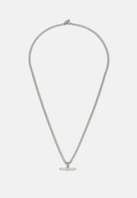 Orelia - CURB CHAIN BAR DROP NECKLACE UNISEX - Smykke - silver-coloured Miniatyrbilde 1