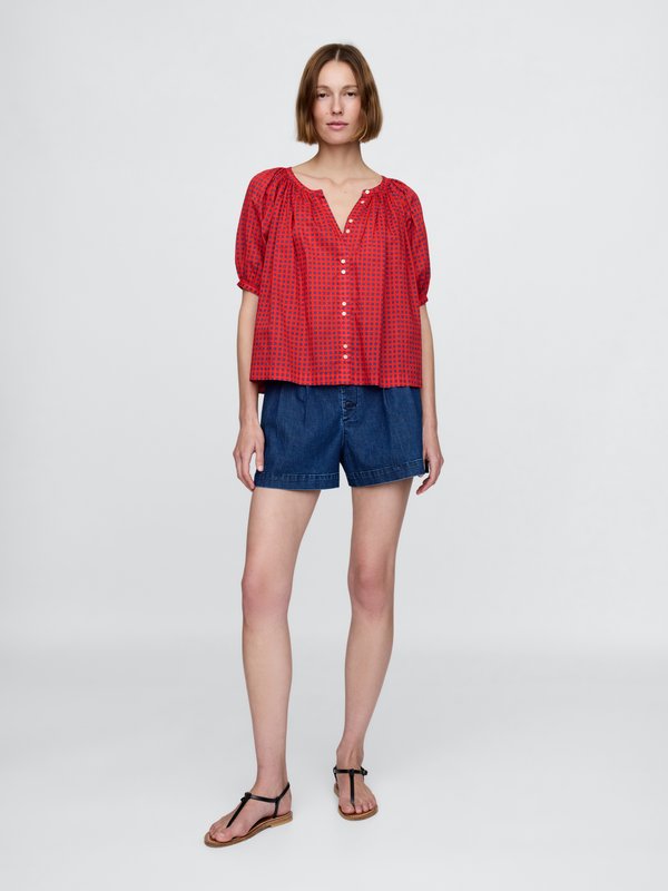 GAP X DOEN BLOUSE - Blouse - vermillion4