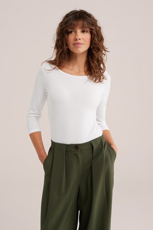 WE Fashion, Longsleeve - white