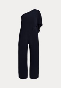 CAPE GEORGETTE ONE-SHOULDER JUMPSUIT - Jumpsuit - lighthouse navy