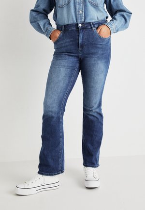 CARWILLY  - Kavbojke na trapez - dark blue denim