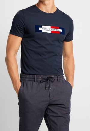 Triko s potiskem - dark blue