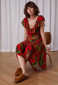 Birkenstock BOSTON SFB VL NARROW - Hausschuh - brown