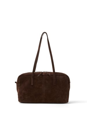 Les Copains, HANDBAG WITH DOUBLE HANDLES AND ZIP. - Bolso de mano - dark brown
