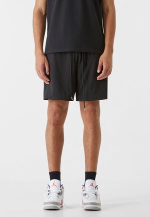 9N1M SENSE ESSENTIAL MESH SHORTS - Tracksuit bottoms - black